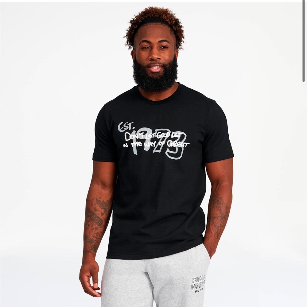 PUMA basketball Great Hoops tee